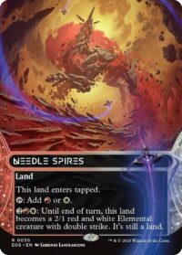 Needle Spires (Borderless) - #30 - Rare - Español