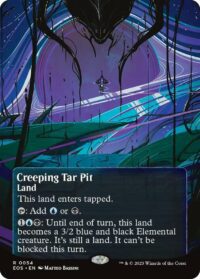 Creeping Tar Pit (Borderless) (Foil) - #54 - Rare - Español