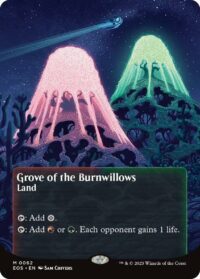 Grove of the Burnwillows (Borderless) - #62 - Mythic - Español