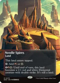 Needle Spires (Borderless) - #75 - Rare - Español