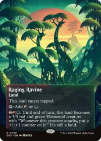 Raging Ravine (Borderless) - #80 - Rare - Español