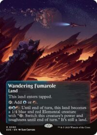 Wandering Fumarole (Borderless) (Foil) - #90 - Rare - Español