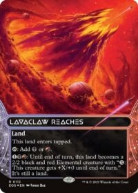 Lavaclaw Reaches (Borderless) (Galaxy Foil) - #112 - Rare - Inglés