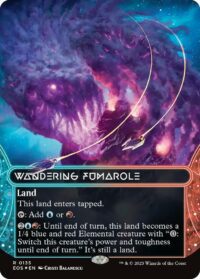 Wandering Fumarole (Borderless) (Galaxy Foil) - #135 - Rare - Inglés
