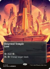 Deserted Temple (Borderless) (Galaxy Foil) - #146 - Mythic - Inglés