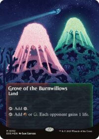 Grove of the Burnwillows (Borderless) (Galaxy Foil) - #152 - Mythic - Inglés