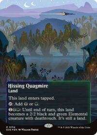 Hissing Quagmire (Borderless) (Galaxy Foil) - #154 - Rare - Inglés