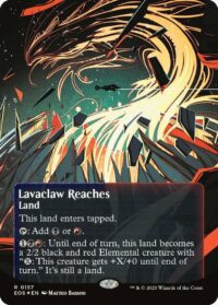 Lavaclaw Reaches (Borderless) (Galaxy Foil) - #157 - Rare - Inglés