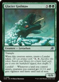 Glacier Godmaw (Foil) - #188 - Uncommon - Español