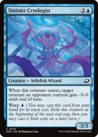 Sinister Cryologist - #75 - Common - Español