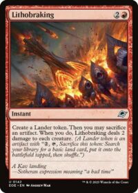 Lithobraking (Foil) - #142 - Uncommon - Español