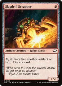 Slagdrill Scrapper (Foil) - #160 - Common - Español