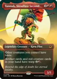 Tannuk, Steadfast Second (Borderless) (Foil) - #296 - Mythic - Español