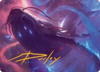 Starbreach Whale Art Card (Gold-Stamped Signature) - #9 - Special