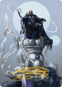 Tezzeret, Cruel Captain Art Card (Gold-Stamped Signature) - #35 - Special