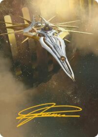 Dawnsire, Sunstar Dreadnought Art Card (Gold-Stamped Signature) - #27 - Special