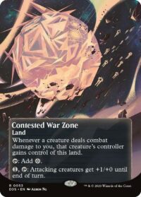 Contested War Zone (Borderless) (Foil) - #53 - Rare - Español