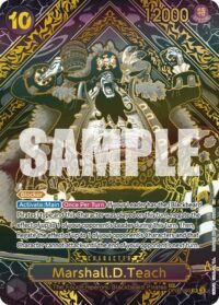 Marshall.D.Teach (SP) (Gold) - OP09-093 - Super Rare