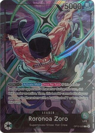 Roronoa Zoro (Alternate Art) - OP12-020 - Leader