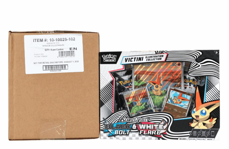 6x Pokemon TCG Scarlet & Violet - Black Bolt & White Flare - Unova Illustration Collection - Español (Case sellado) [REMATE FINAL 2025]