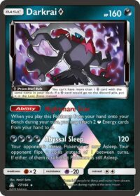 Darkrai Prism Star - 77/156 - Holo Rare - Inglés (Lightly Played)