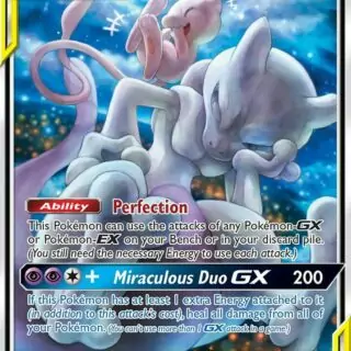 Mewtwo & Mew GX - SM192 - Alternate Art Promo - Inglés