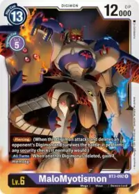 MaloMyotismon - BT3-088 - Rare