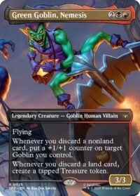 Green Goblin, Nemesis (Borderless) - #23 - Rare - Inglés