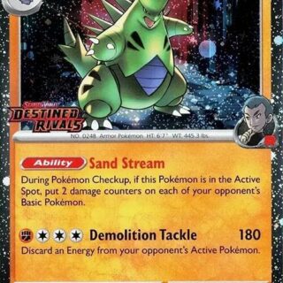 Mini Mazo Pre Release Team Rocket's Tyranitar 096/182 - Destined Rivals - Inglés
