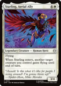 Starling, Aerial Ally (Foil) - #18 - Common - Inglés