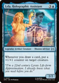 Lyla, Holographic Assistant (Foil) - #7 - Uncommon - Inglés