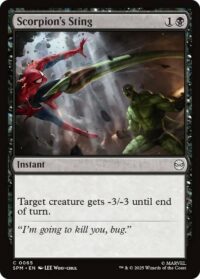 Scorpion's Sting (Foil) - #65 - Common - Inglés