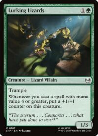 Lurking Lizards (Foil) - #107 - Common - Inglés