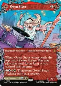 Gwen Stacy (Borderless) (Foil) - #209 - Mythic - Inglés
