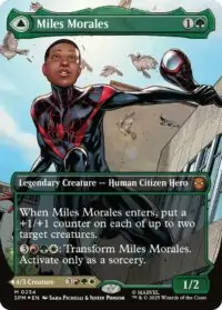 Miles Morales (Borderless) (Foil) - #234 - Mythic - Inglés