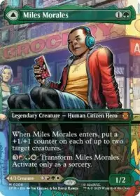 Miles Morales (Borderless) (Foil) - #200 - Mythic - Inglés