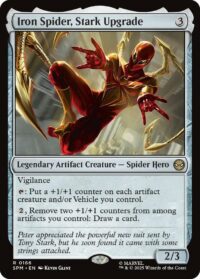 Iron Spider, Stark Upgrade (Foil) - #166 - Rare - Inglés