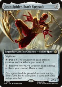 Iron Spider, Stark Upgrade (Extended Art) (Foil) - #279 - Rare - Inglés