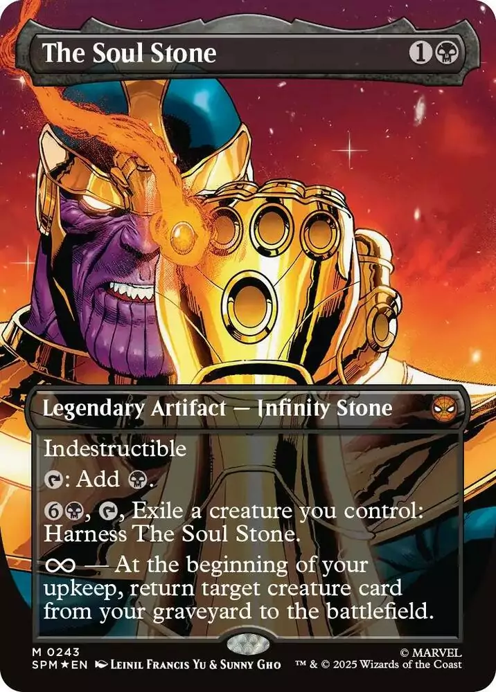 The Soul Stone (Borderless) (Foil) - #243 - Mythic - Inglés