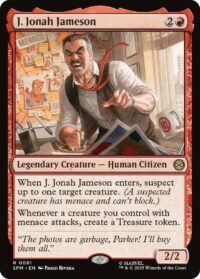 J. Jonah Jameson (Foil) - #81 - Rare - Inglés