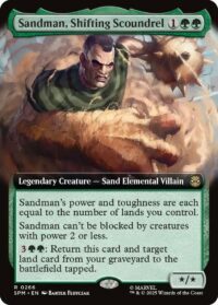 Sandman, Shifting Scoundrel (Extended Art) (Foil) - #266 - Rare - Inglés