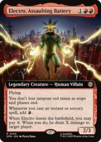 Electro, Assaulting Battery (Extended Art) - #260 - Rare - Inglés