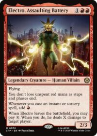 Electro, Assaulting Battery (Foil) - #76 - Rare - Inglés