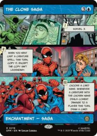 The Clone Saga (Borderless) (Foil) - #219 - Rare - Inglés