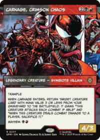 Carnage, Crimson Chaos (Borderless) - #227 - Rare - Inglés