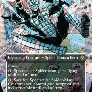 Spectacular Spider-Man (Borderless) (Textured Foil) - #237 - Rare - Inglés