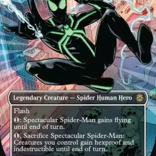 Spectacular Spider-Man (Borderless) (Textured Foil) - #238 - Rare - Inglés