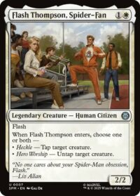 Flash Thompson, Spider-Fan (Foil) - #7 - Uncommon - Inglés