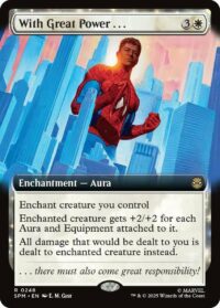 With Great Power... (Extended Art) (Foil) - #248 - Rare - Inglés