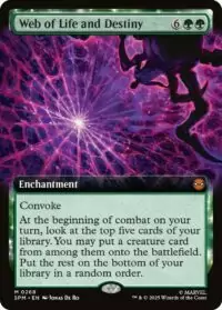 Web of Life and Destiny (Extended Art) (Foil) - #268 - Mythic - Inglés